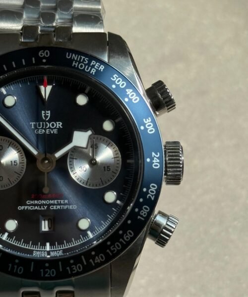 Black Bay Chrono M79360N SS ZF 1:1 Best Edition Blue Dial On SS Bracelet DD7750 - Image 8
