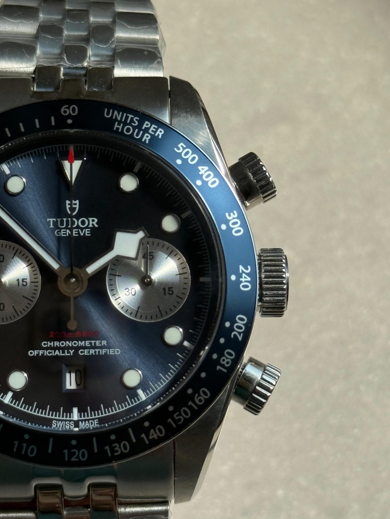 Black Bay Chrono M79360N SS ZF 1:1 Best Edition Blue Dial On SS Bracelet DD7750 - Image 8