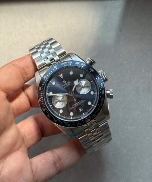 Black Bay Chrono M79360N SS ZF 1:1 Best Edition Blue Dial On SS Bracelet DD7750 - Image 2