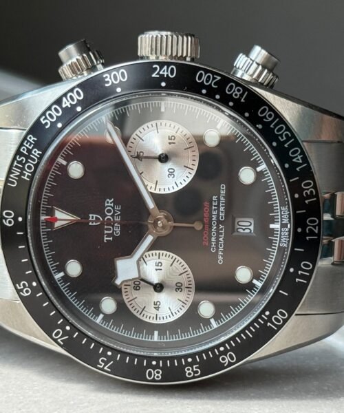 Black Bay Chrono M79360N SS ZF 1:1 Best Edition Black Dial On SS Bracelet DD7750 - Image 6