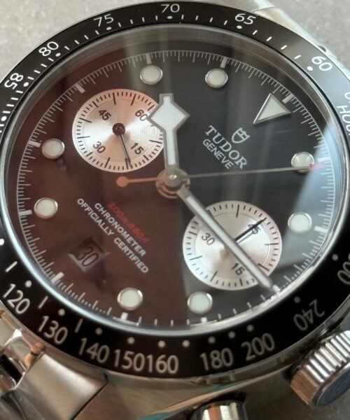 Black Bay Chrono M79360N SS ZF 1:1 Best Edition Black Dial On SS Bracelet DD7750 - Image 9