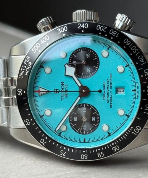 Black Bay Chrono M79360N SS ZF 1:1 Best Edition Tiffany Blue Dial On SS Bracelet DD7750 - Image 8