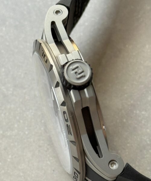 Excalibur Titanium Bezel BBR Best Edition Titanium Skeleton Dial on Black rubber Strap A2136 Tourbillon V4 - Image 11