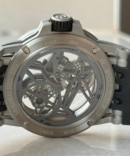 Excalibur Titanium Bezel BBR Best Edition Titanium Skeleton Dial on Black rubber Strap A2136 Tourbillon V4 - Image 13