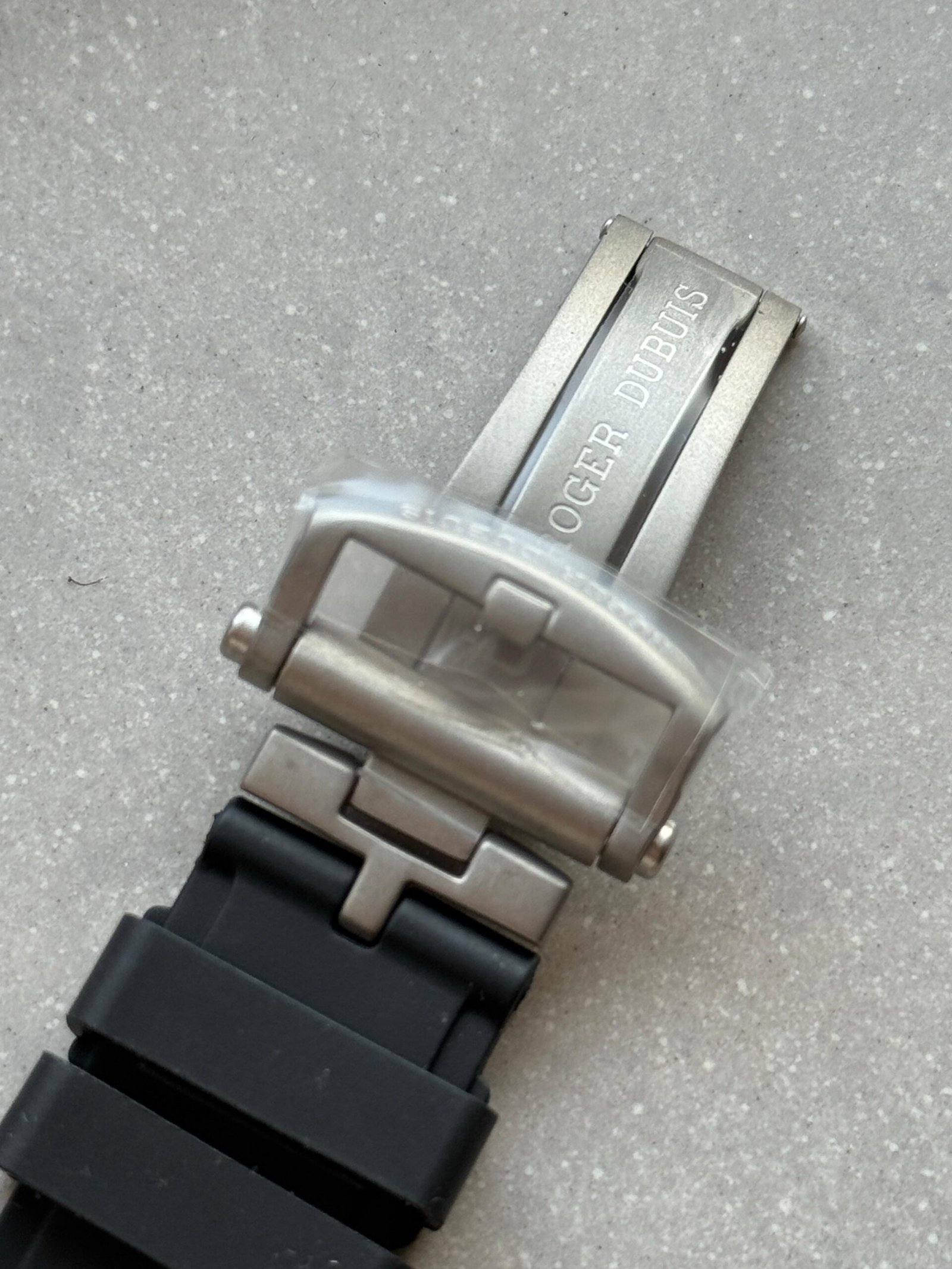 Excalibur Titanium Bezel BBR Best Edition Titanium Skeleton Dial on Black rubber Strap A2136 Tourbillon V4 - Image 15