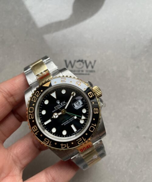 GMT-Master II 116713 LN Black Ceramic 904L Steel Wrapped Gold GMF 1:1 Best Edition SA3186 CHS V3 - Image 4