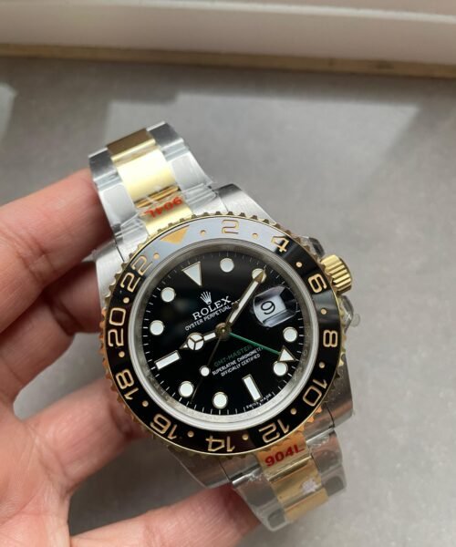 GMT-Master II 116713 LN Black Ceramic 904L Steel Wrapped Gold GMF 1:1 Best Edition SA3186 CHS V3