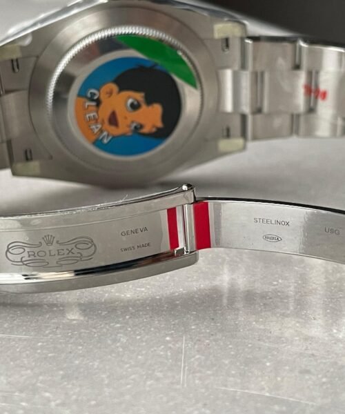 Oyster Perpetual 124300 41mm 904L Clean 1:1 Best Edition Green Dial On SS Bracelet VR3230 - Image 12
