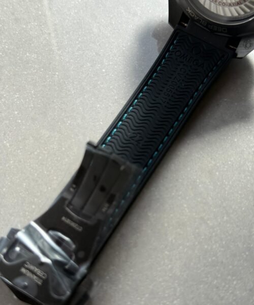 Planet Ocean 45.5mm GMT Worldtimer Real Ceramic VSF Best Edition Black/blue Dial On Black Rubber Strap 8938 - Image 15