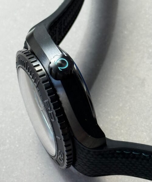 Planet Ocean 45.5mm GMT Worldtimer Real Ceramic VSF Best Edition Black/blue Dial On Black Rubber Strap 8938 - Image 11