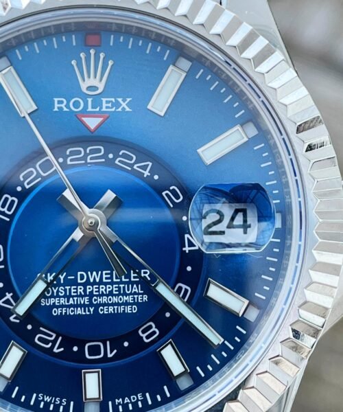 Sky-Dweller 326935 SS Blue Dial on SS Oyster Bracelet Noob Asian 23J - Image 4
