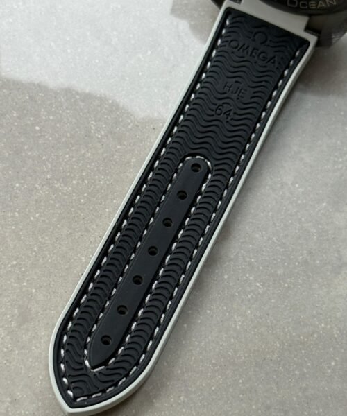 Planet Ocean 45.5mm GMT Worldtimer Real Ceramic VSF Best Edition Black Dial On Black Rubber Strap 8938 - Image 18