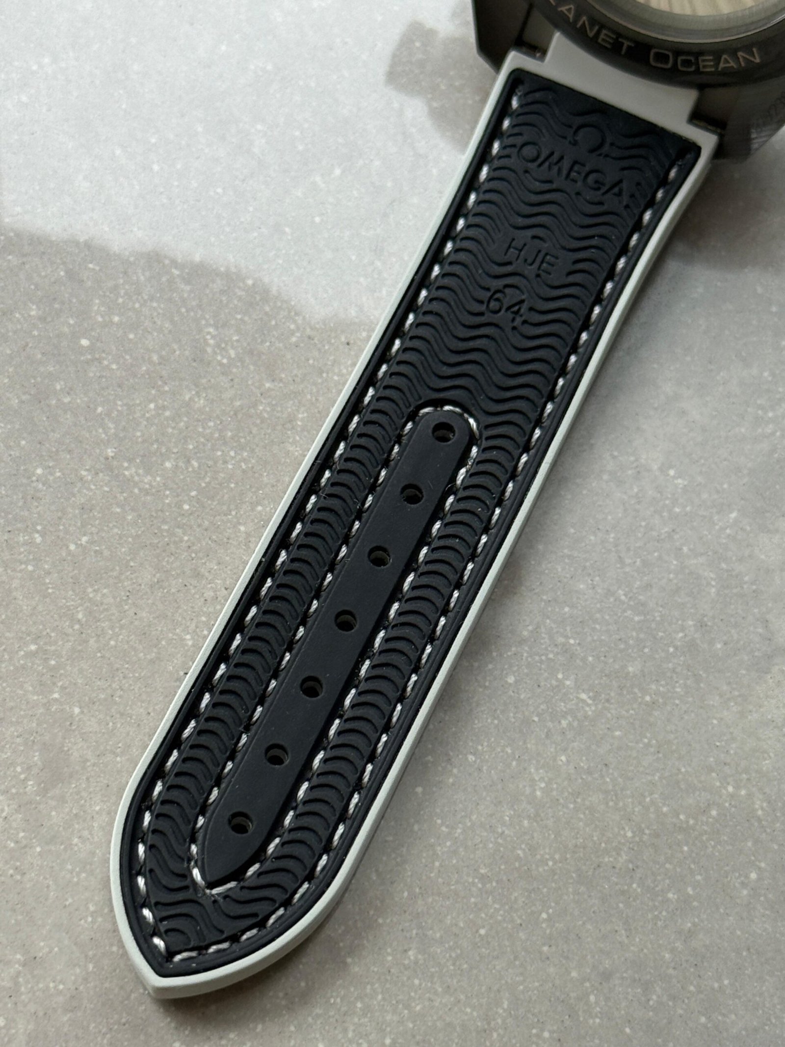 Planet Ocean 45.5mm GMT Worldtimer Real Ceramic VSF Best Edition Black Dial On Black Rubber Strap 8938 - Image 18