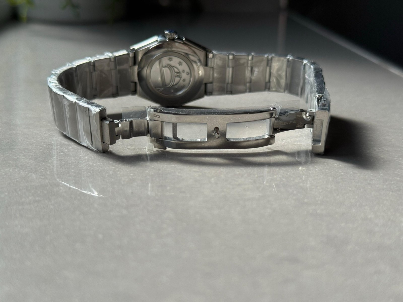 Constellation Ladies 28mm SS Purple Dial Diamonds Markers on SS Bracelet ETA Quartz - Image 14