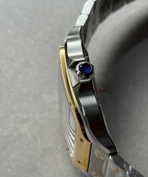 Santos 40mm SS/YG BVF 1:1 Best Edition Gray Dial on SS/YG SmartLinks Bracelet MIYOTA 9019 - Image 9