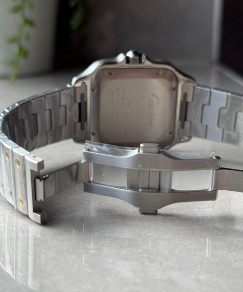 Santos 40mm SS/YG BVF 1:1 Best Edition Gray Dial on SS/YG SmartLinks Bracelet MIYOTA 9019 - Image 13