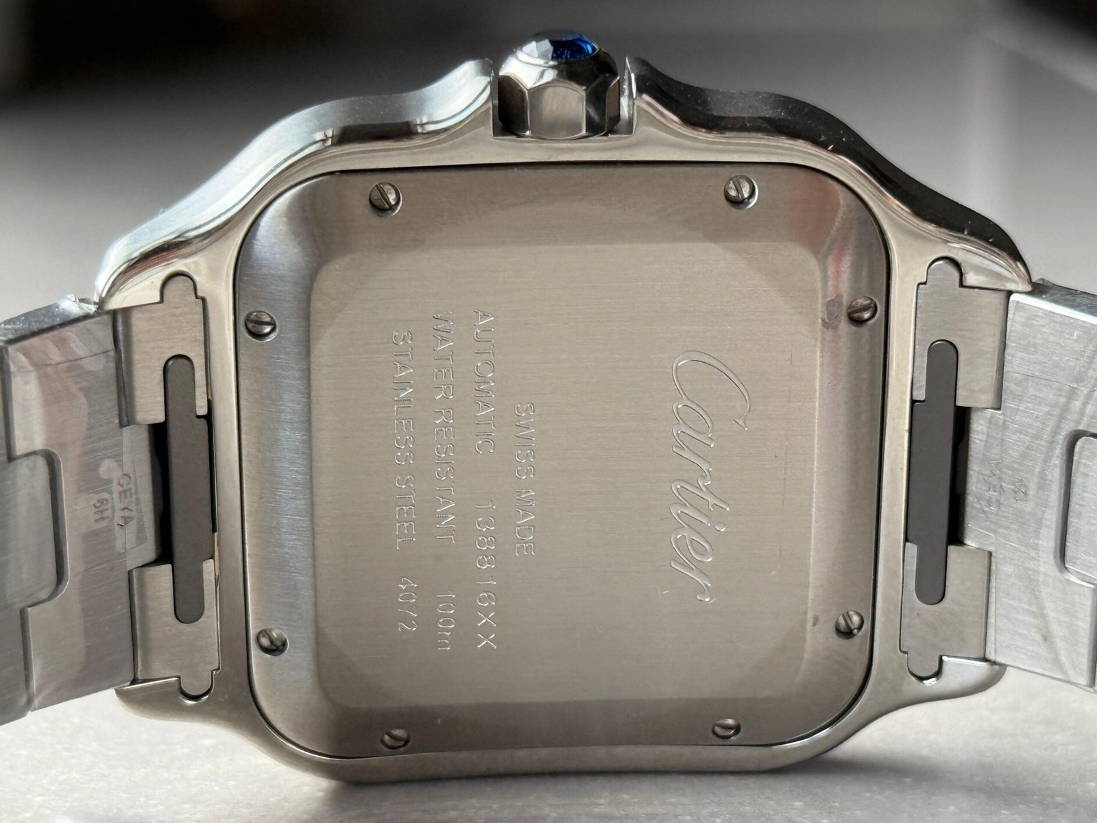 Santos 40mm SS/YG BVF 1:1 Best Edition Gray Dial on SS/YG SmartLinks Bracelet MIYOTA 9019 - Image 10