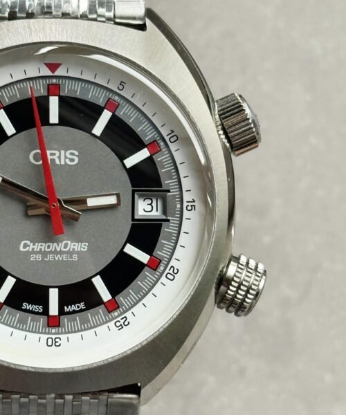 Choronoris 39mm OGF Grey Black dial SS case SS bracelet - Image 8