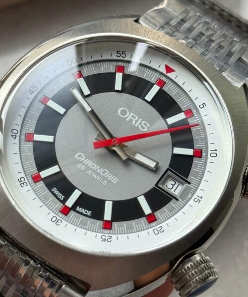 Choronoris 39mm OGF Grey Black dial SS case SS bracelet - Image 7