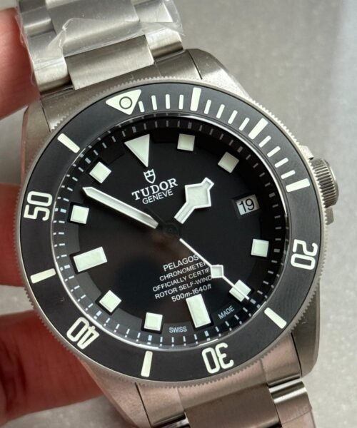 Pelagos XF 1:1 V5 Best Edition Black dial Black Bezel on Titanium Bracelet A2824 - Image 2