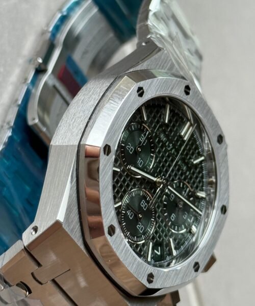 Royal Oak Chrono 26240 SS DDF 1:1 Best Edition Green Dial on SS Bracelet DD4401 - Image 10