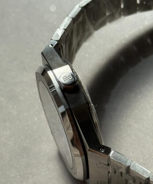 Royal Oak 41mm 15510 BC SS ZF Best Edition Ice Blue Textured Dial on SS Bracelet SA4302 V3 - Image 9