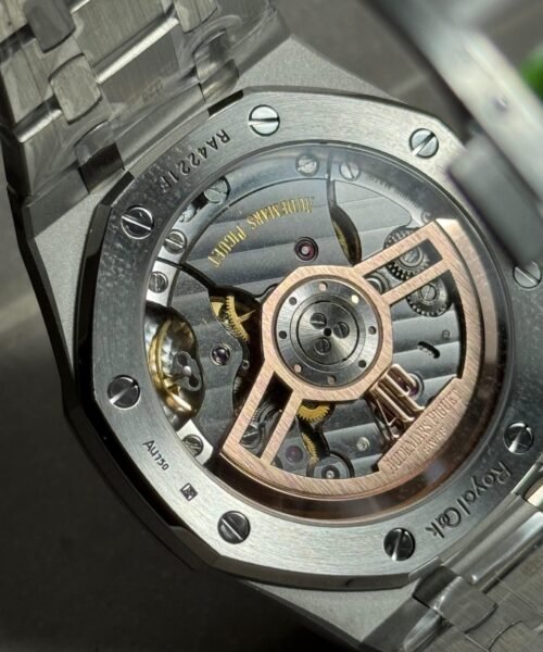 Royal Oak 41mm 15510 BC SS ZF Best Edition Ice Blue Textured Dial on SS Bracelet SA4302 V3 - Image 10