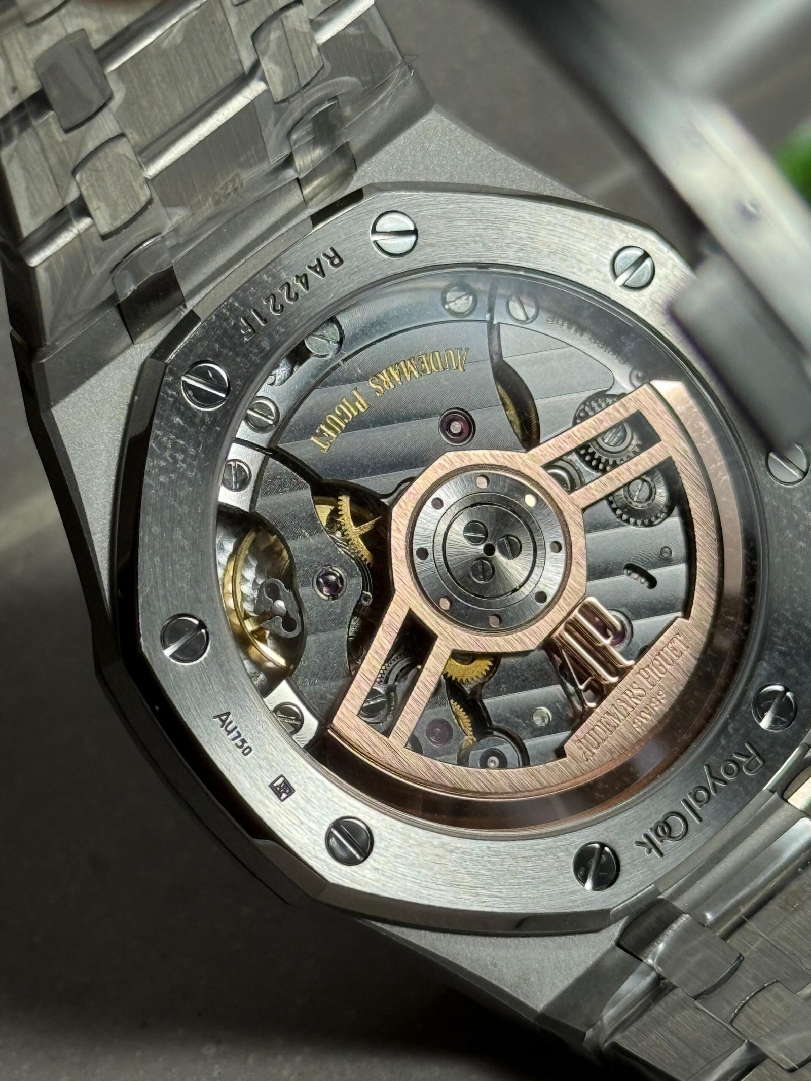 Royal Oak 41mm 15510 BC SS ZF Best Edition Ice Blue Textured Dial on SS Bracelet SA4302 V3 - Image 10