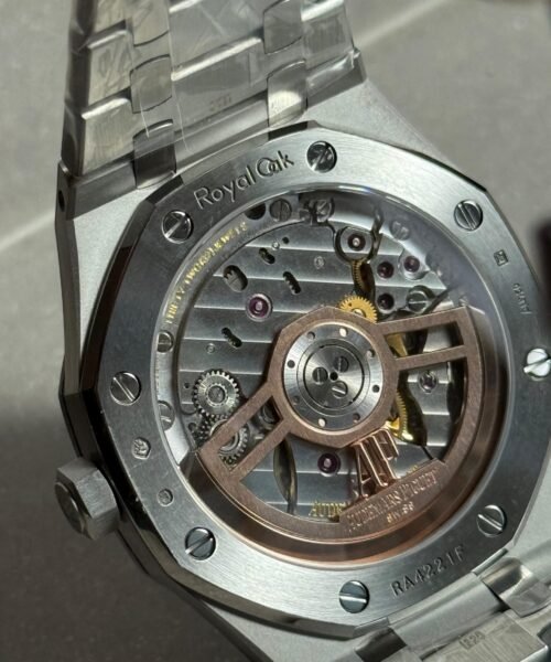 Royal Oak 41mm 15510 BC SS ZF Best Edition Ice Blue Textured Dial on SS Bracelet SA4302 V3 - Image 11