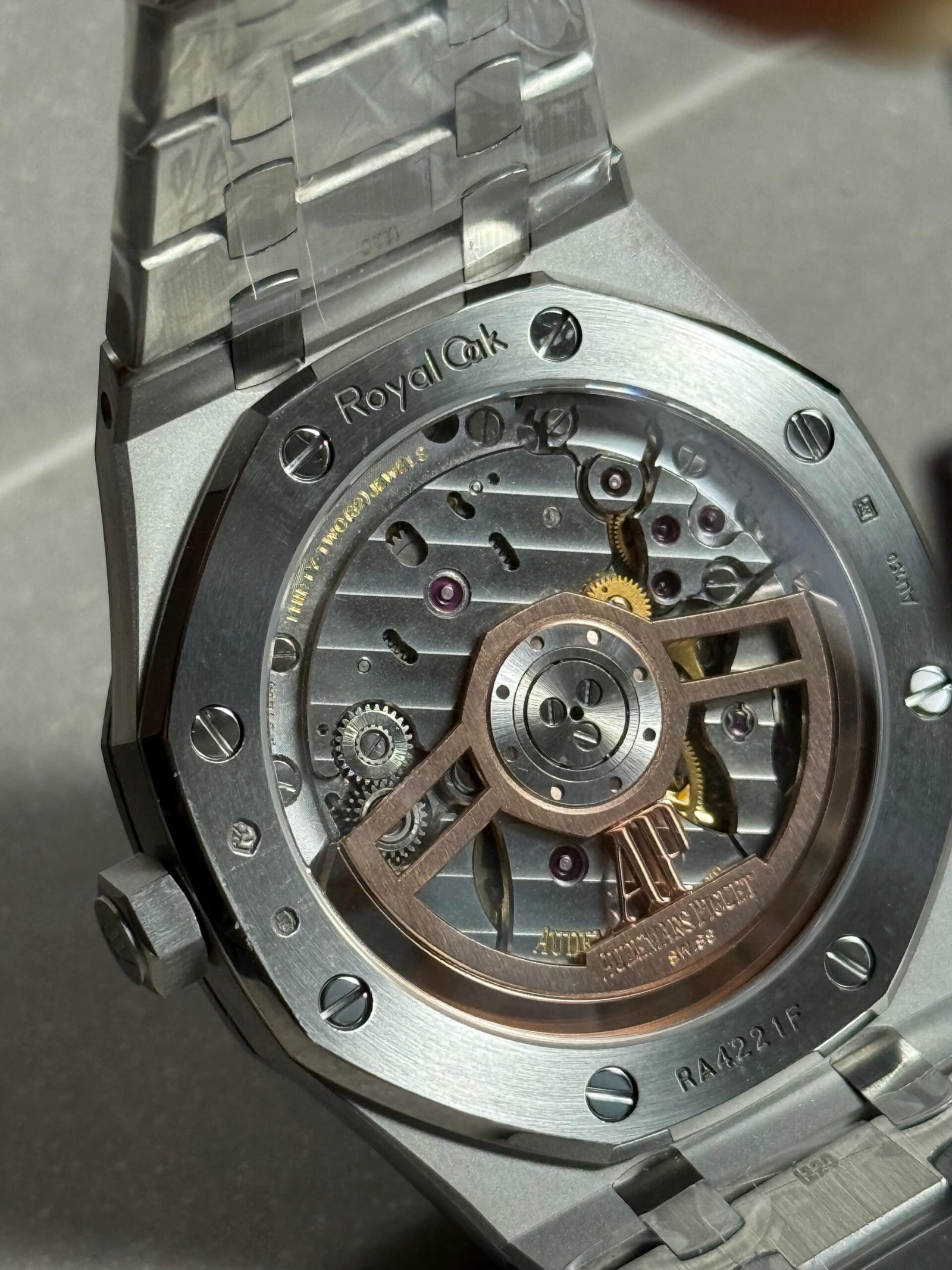 Royal Oak 41mm 15510 BC SS ZF Best Edition Ice Blue Textured Dial on SS Bracelet SA4302 V3 - Image 11