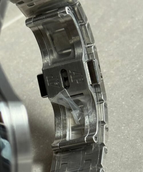 Royal Oak 41mm 15510 BC SS ZF Best Edition Ice Blue Textured Dial on SS Bracelet SA4302 V3 - Image 13