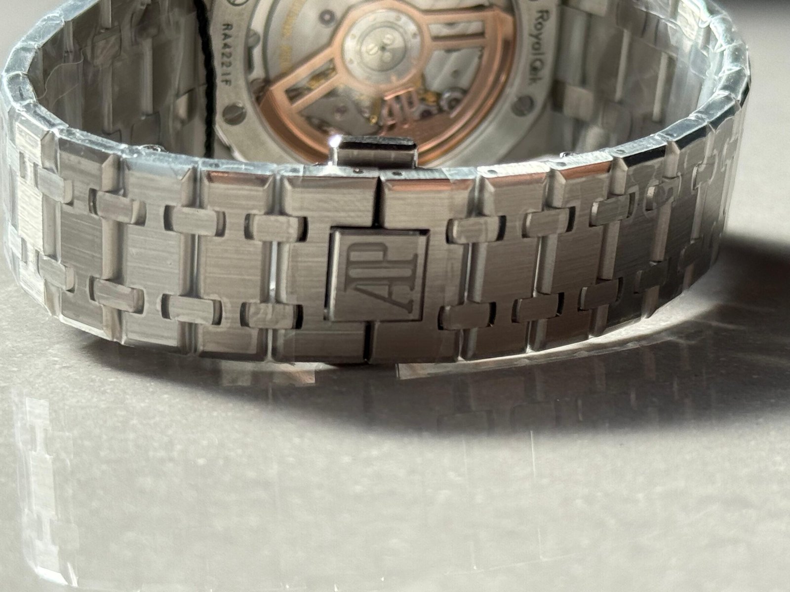 Royal Oak 41mm 15510 BC SS ZF Best Edition Ice Blue Textured Dial on SS Bracelet SA4302 V3 - Image 12