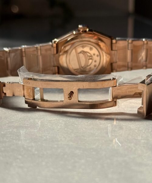 Constellation Ladies 28mm RG Patterned Dial Diamonds Markers on RG/SS Bracelet ETA Quartz - Image 10