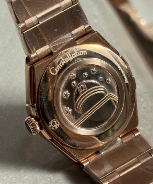 Constellation Ladies 28mm RG Patterned Dial Diamonds Markers on RG/SS Bracelet ETA Quartz - Image 11
