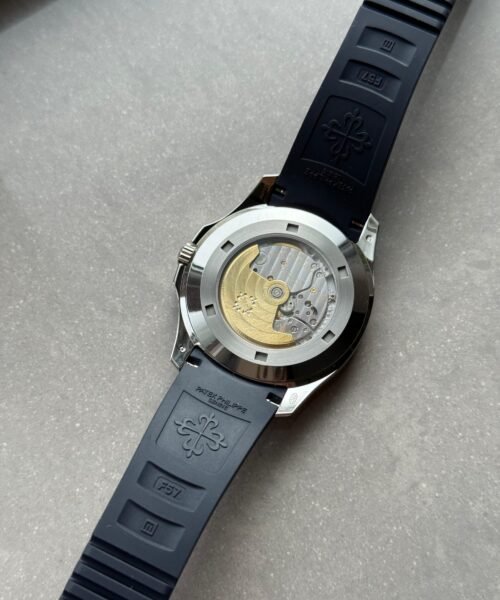 Aquanaut 5168G 42mm SS DDF Best Edition Blue Dial on Blue Rubber Strap DD330 (Weighted) - Image 14