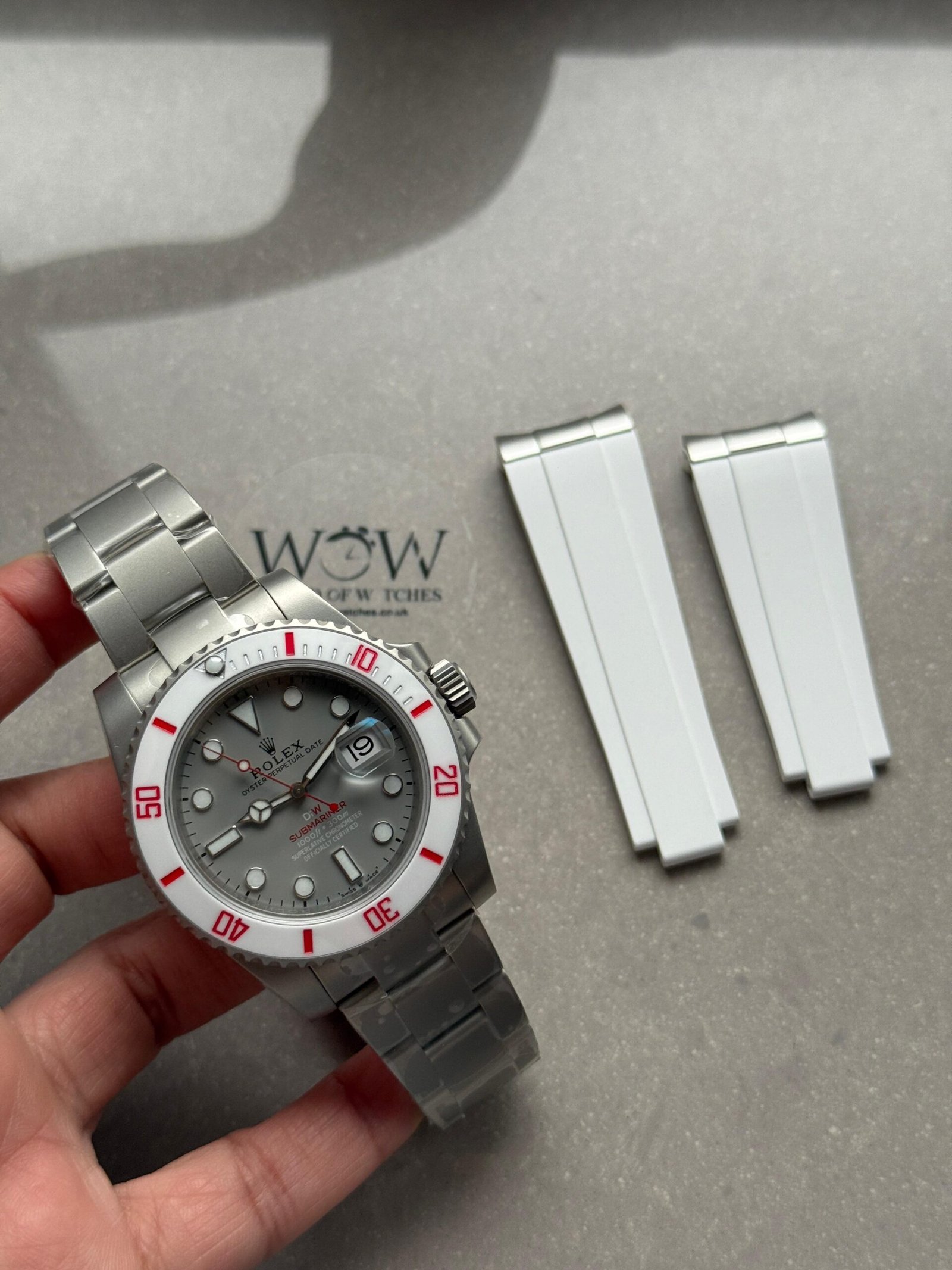 Submariner DIW Sandblasted VSF 1:1 Best Edition Grey Dial on SS Bracelet VS3135 - Image 4