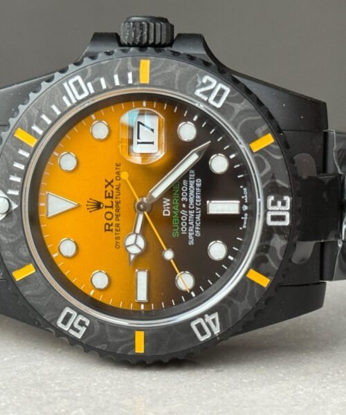 Submariner DIW DLC VSF 1:1 Best Edition Black/Orange Dial on DLC Bracelet VS3135 - Image 10