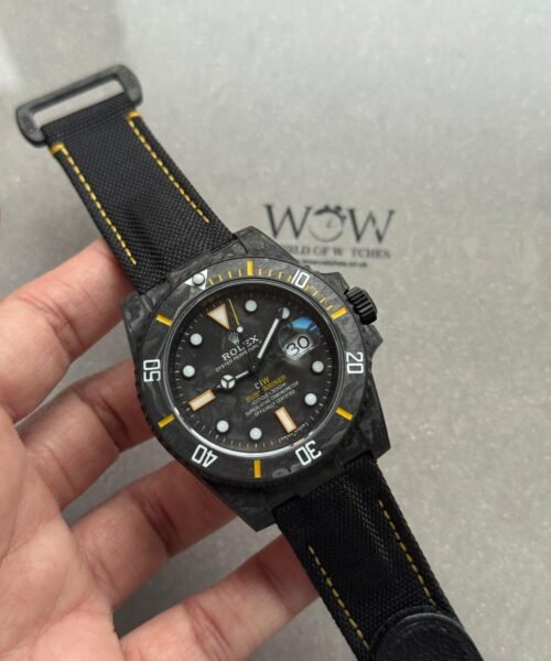 Submariner DIW Carbon VSF Best Edition Black/Yellow Dial on Black Nylon Strap VS3135 - Image 10