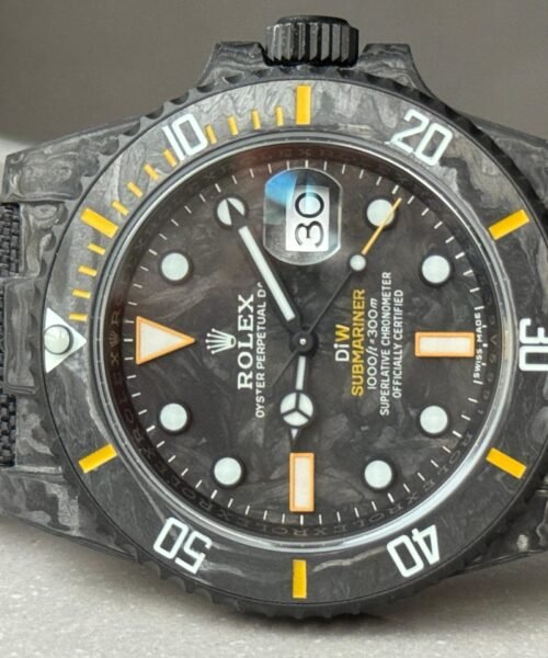 Submariner DIW Carbon VSF Best Edition Black/Yellow Dial on Black Nylon Strap VS3135 - Image 6
