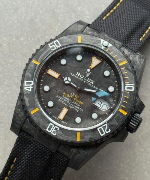 Submariner DIW Carbon VSF Best Edition Black/Yellow Dial on Black Nylon Strap VS3135 - Image 5