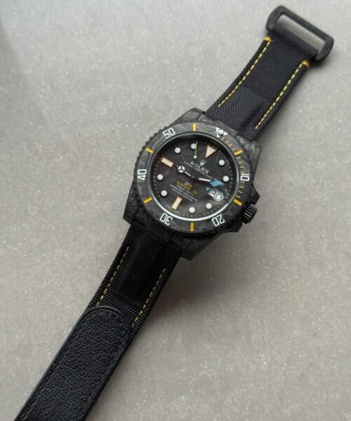Submariner DIW Carbon VSF Best Edition Black/Yellow Dial on Black Nylon Strap VS3135 - Image 4