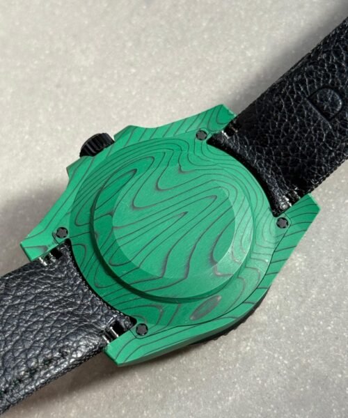 Submariner DIW Green Carbon VSF 1:1 Best Edition Black Dial on Black Nylon Strap VS3135 - Image 12