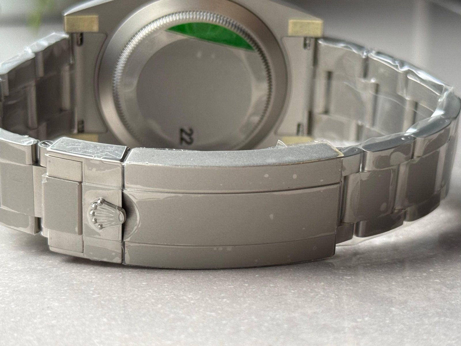 Submariner DIW Sandblasted VSF 1:1 Best Edition Orange Grey Dial on SS Bracelet VS3135 - Image 16