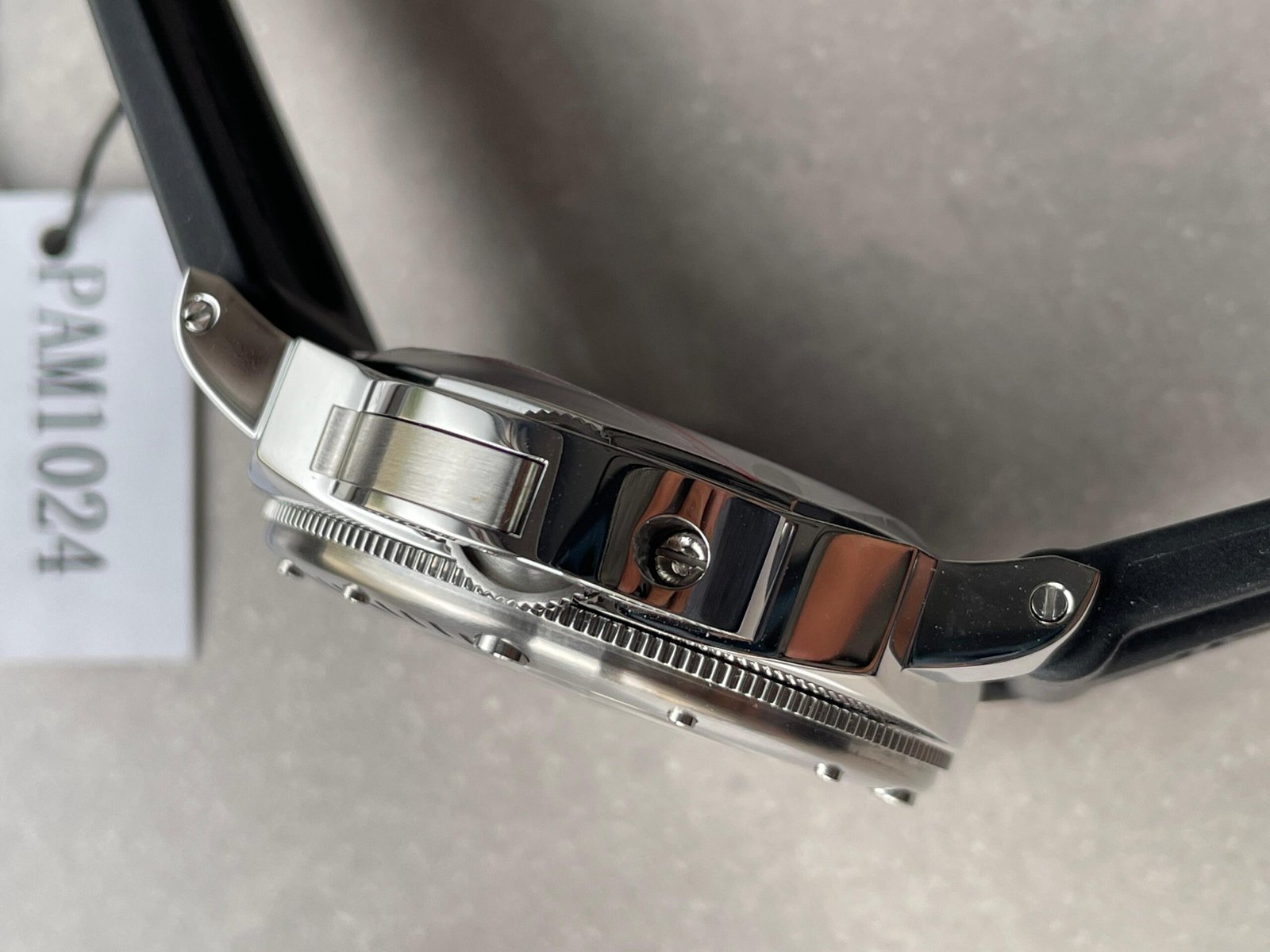 PAM1024 VSF 1:1 Best Edition Black Dial On SS with Black Rubber Strap P.9001 - Image 12