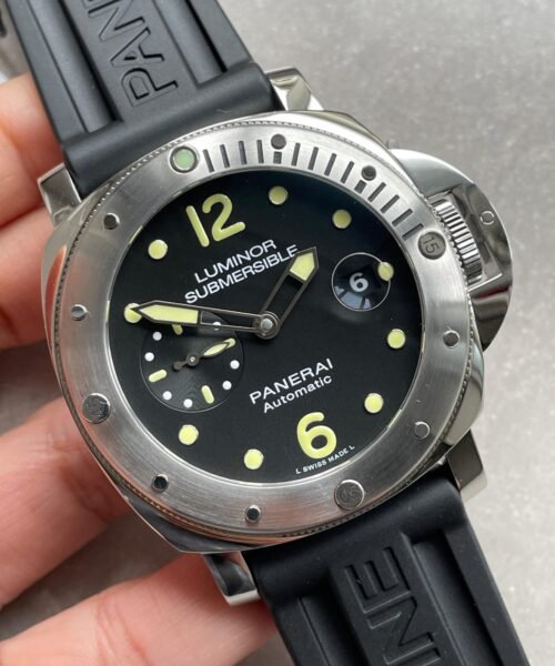 PAM1024 VSF 1:1 Best Edition Black Dial On SS with Black Rubber Strap P.9001 - Image 3