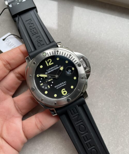 PAM1024 VSF 1:1 Best Edition Black Dial On SS with Black Rubber Strap P.9001 - Image 2