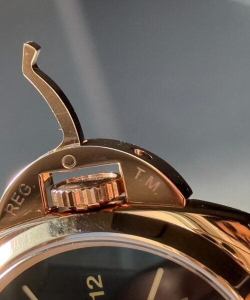 PAM908 Luminor Due VSF Best Edition Black Dial on Black Leather Strap AXXXIV - Image 11