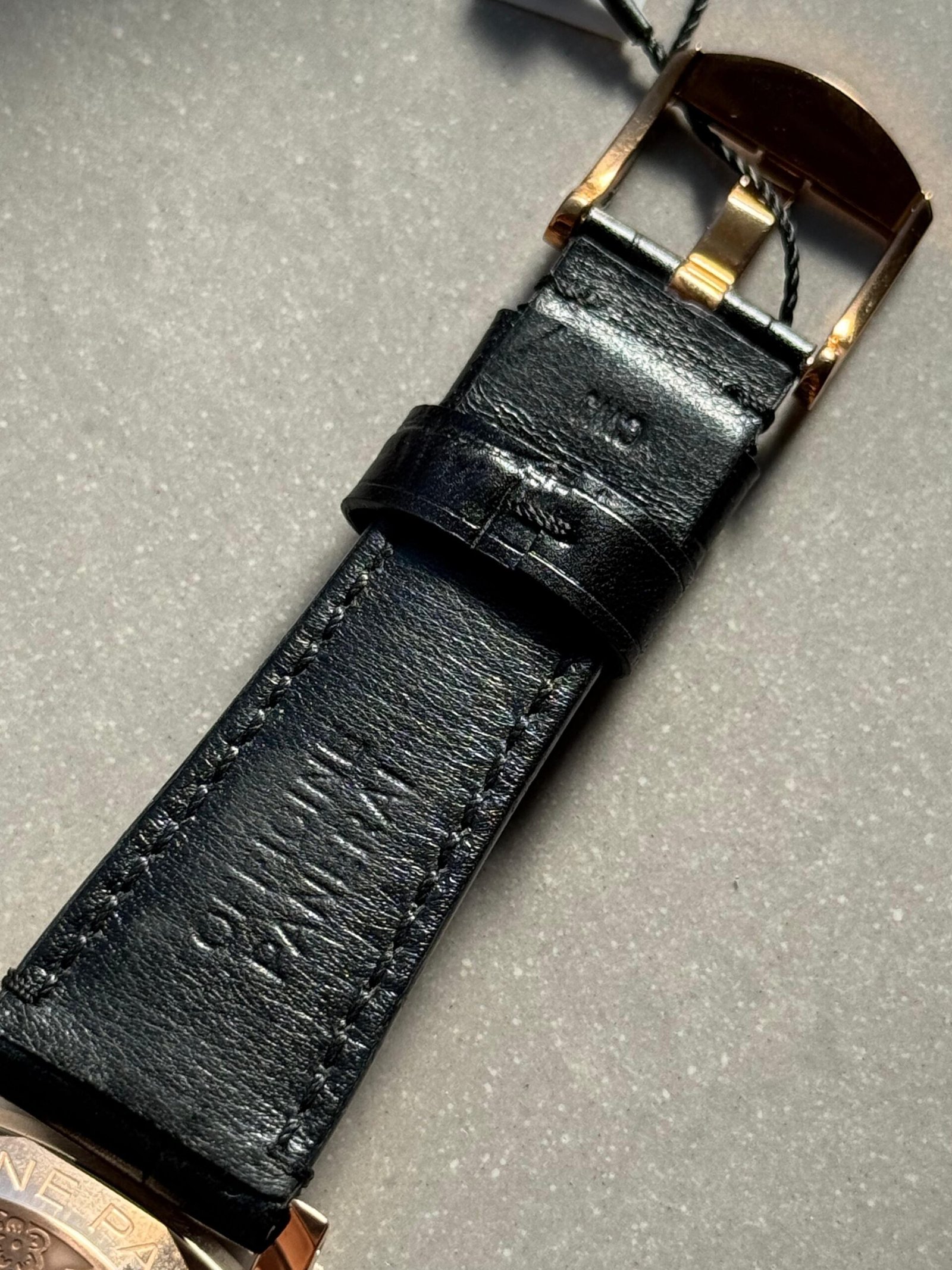 PAM908 Luminor Due VSF Best Edition Black Dial on Black Leather Strap AXXXIV - Image 20