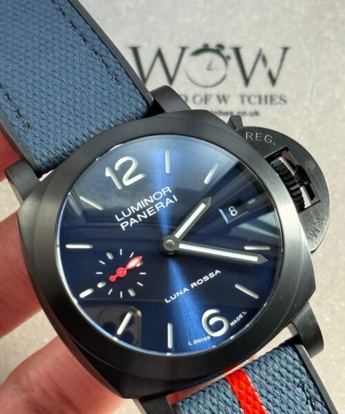 PAM1408 Z DLC VSF 1:1 Baest Edition Blue Dial on Blue Rubber Strap Asian P900 - Image 12