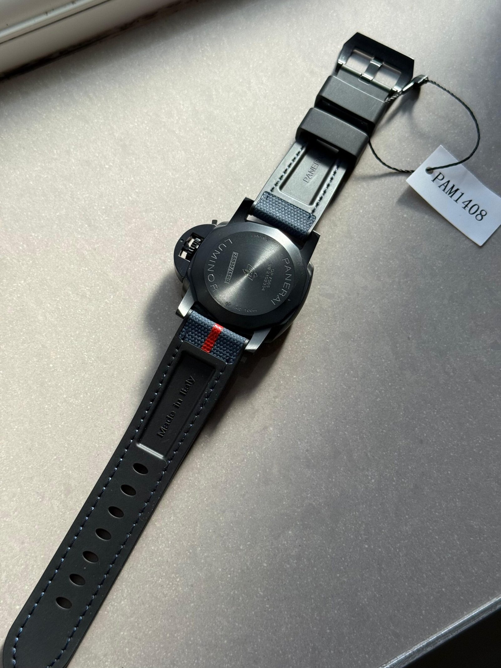 PAM1408 Z DLC VSF 1:1 Baest Edition Blue Dial on Blue Rubber Strap Asian P900 - Image 19